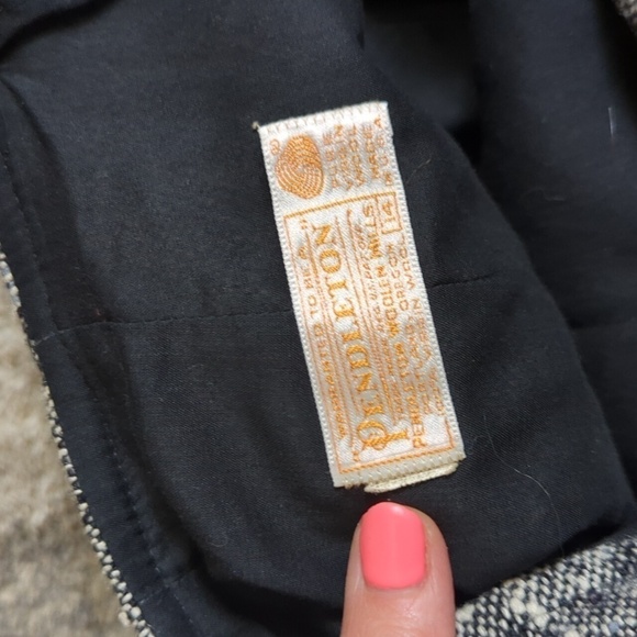 Pendleton 100% Pure Virgin Wool Wide Leg Pants Size 14 Vtg Tweed Old Money - Picture 4 of 16